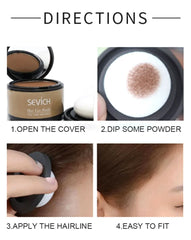 Natural Hair Line Powder Black Root Cover Up Natural Waterproof Hairline Shadow Powder Hair Concealer Coverage Makeup